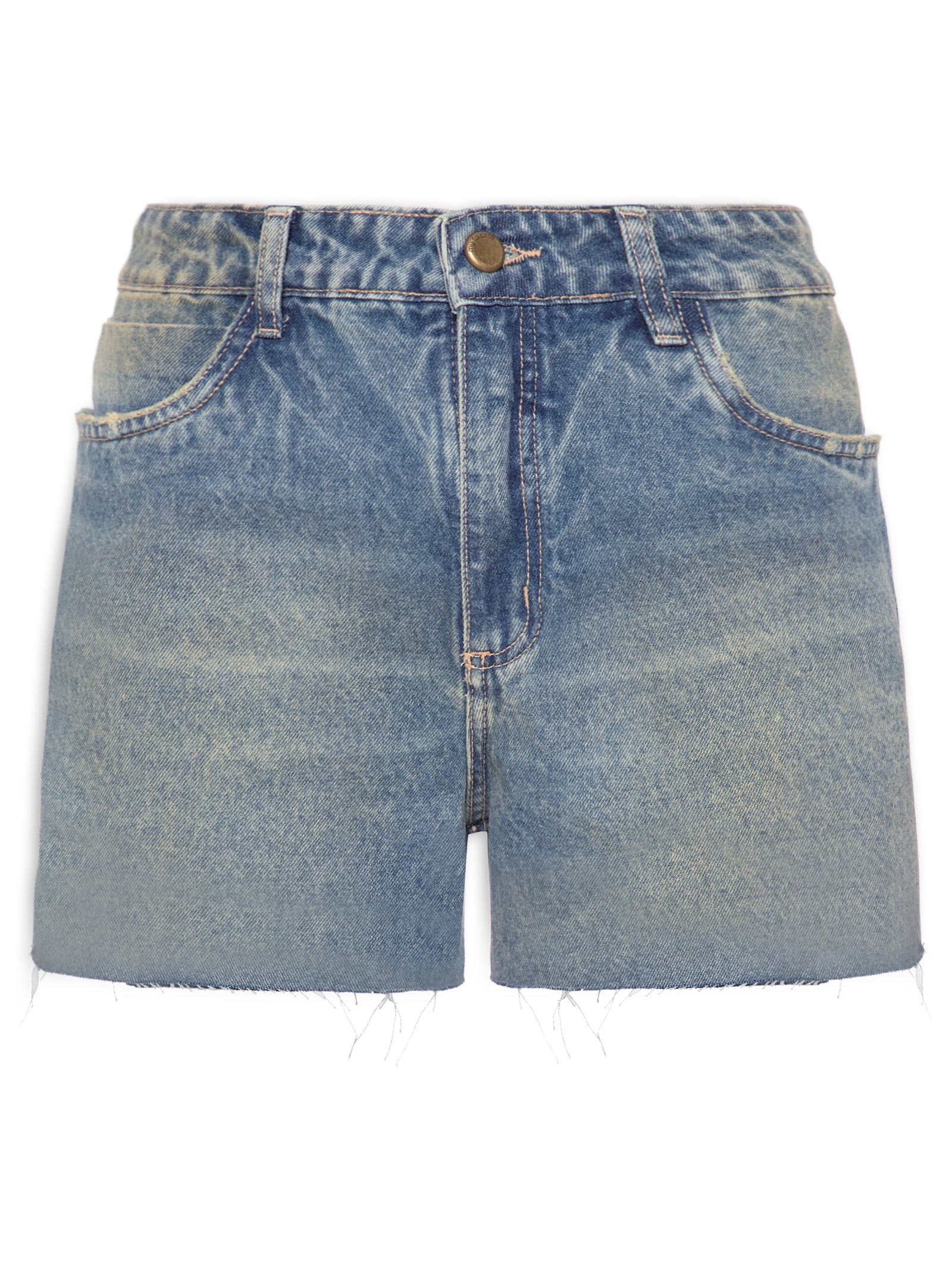 Short Jeans Feminino Long Cintura Média – Azul My Favorite