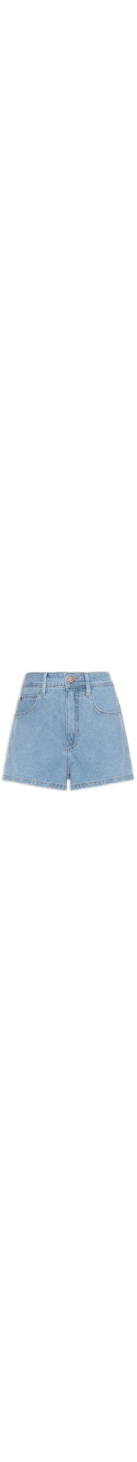 Short Jeans Feminino Médio - Azul