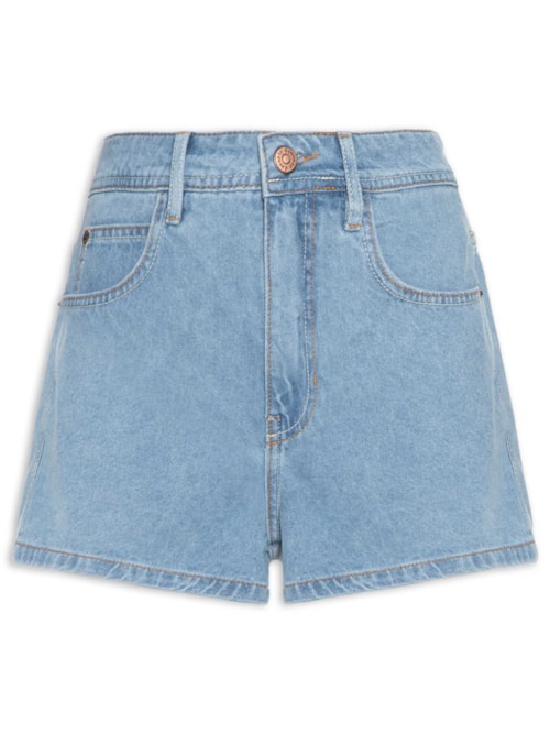 Short Jeans Feminino Médio – Azul