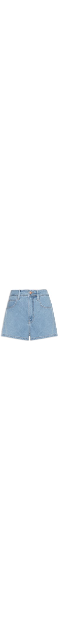 Short Jeans Feminino Médio - Azul