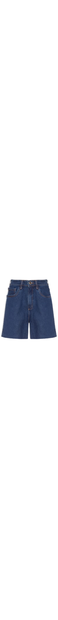 Short Jeans Feminino Mom Super High - Azul
