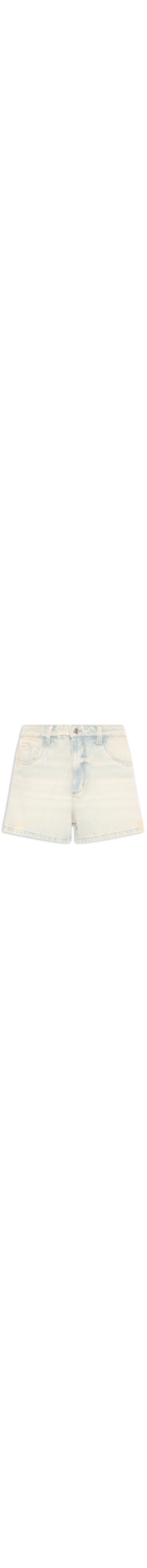 Short Jeans Feminino Relaxed Cintura Média – Azul
