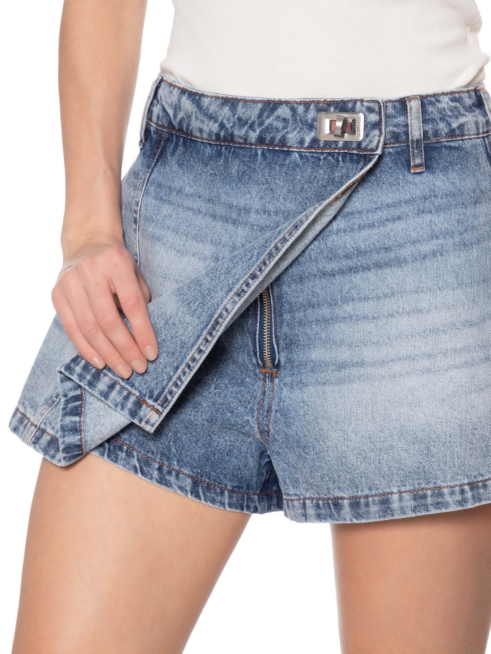 Short Jeans Joana Azul Colcci