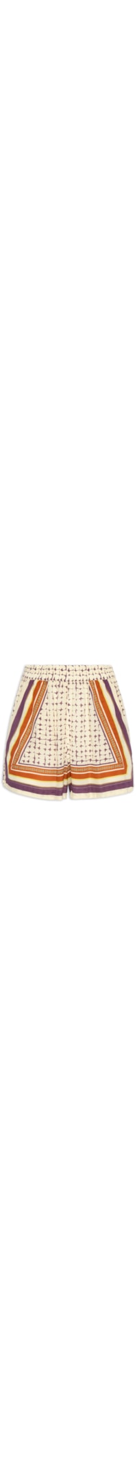 Short Lenço Feminino Cobogo - Bege
