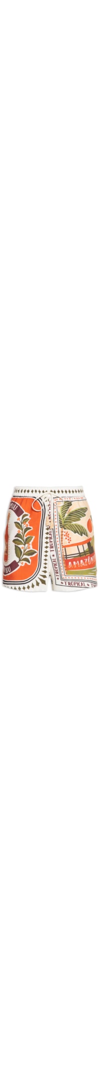 Short lenço Igarape - Laranja