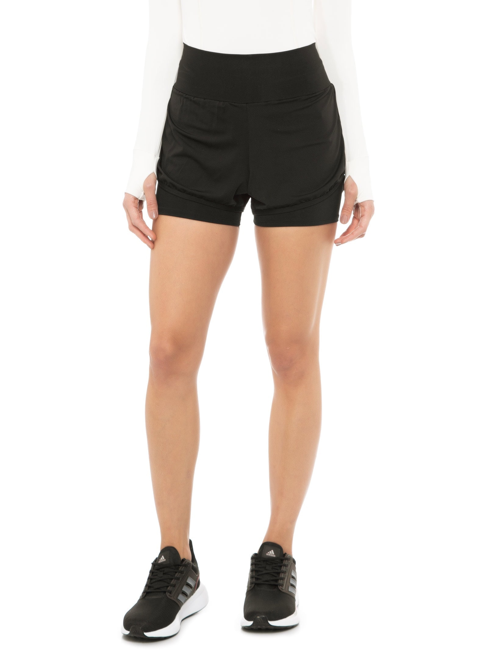 Short Liso Preto Body For Sure