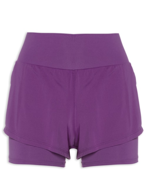 Short Liso – Roxo