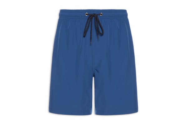 Short Masculina Beachwear Básico - Azul 