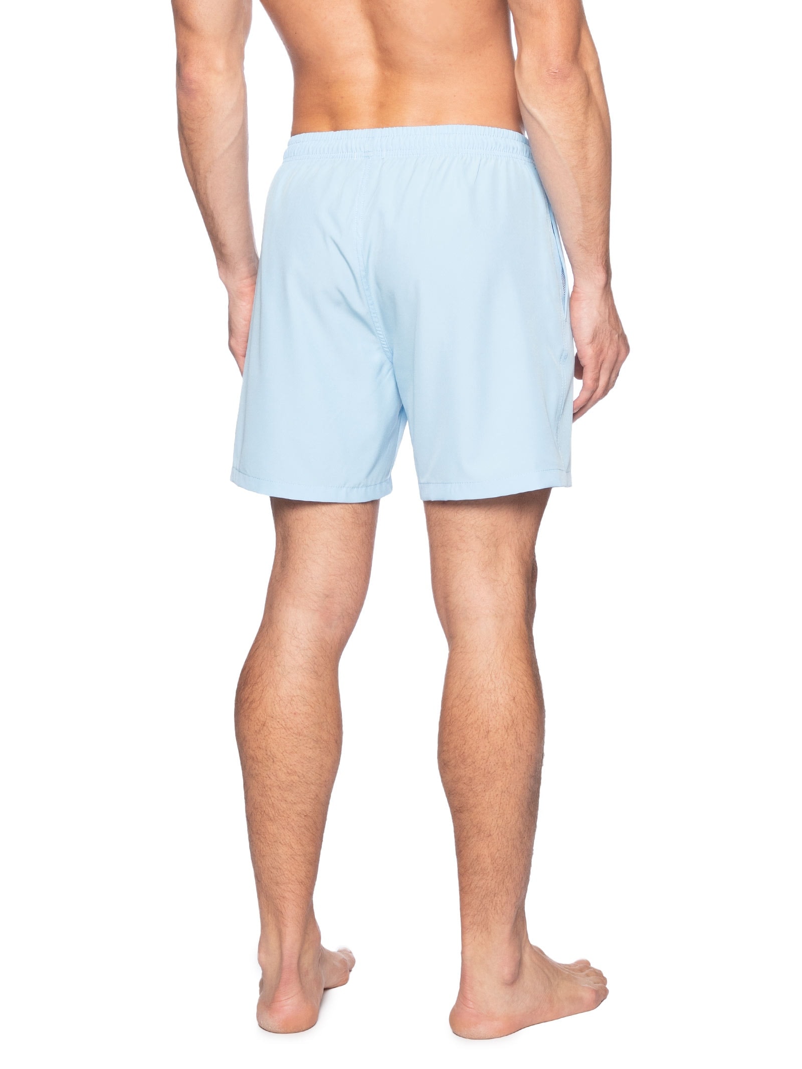 Short Masculina Beachwear Básico Azul  Basiq Men