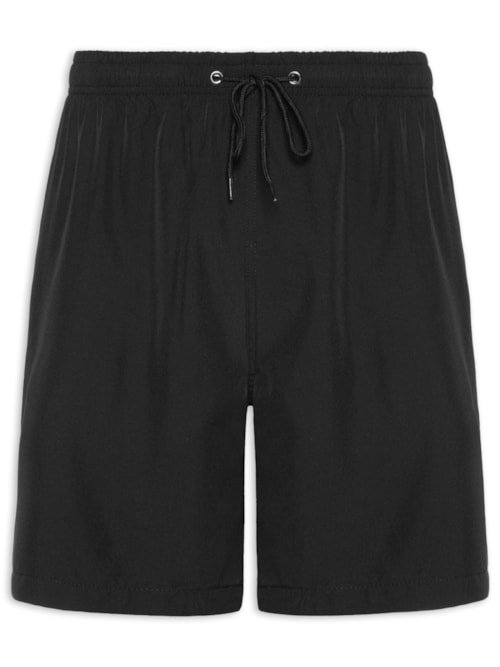 Short Masculina Beachwear Básico – Preto