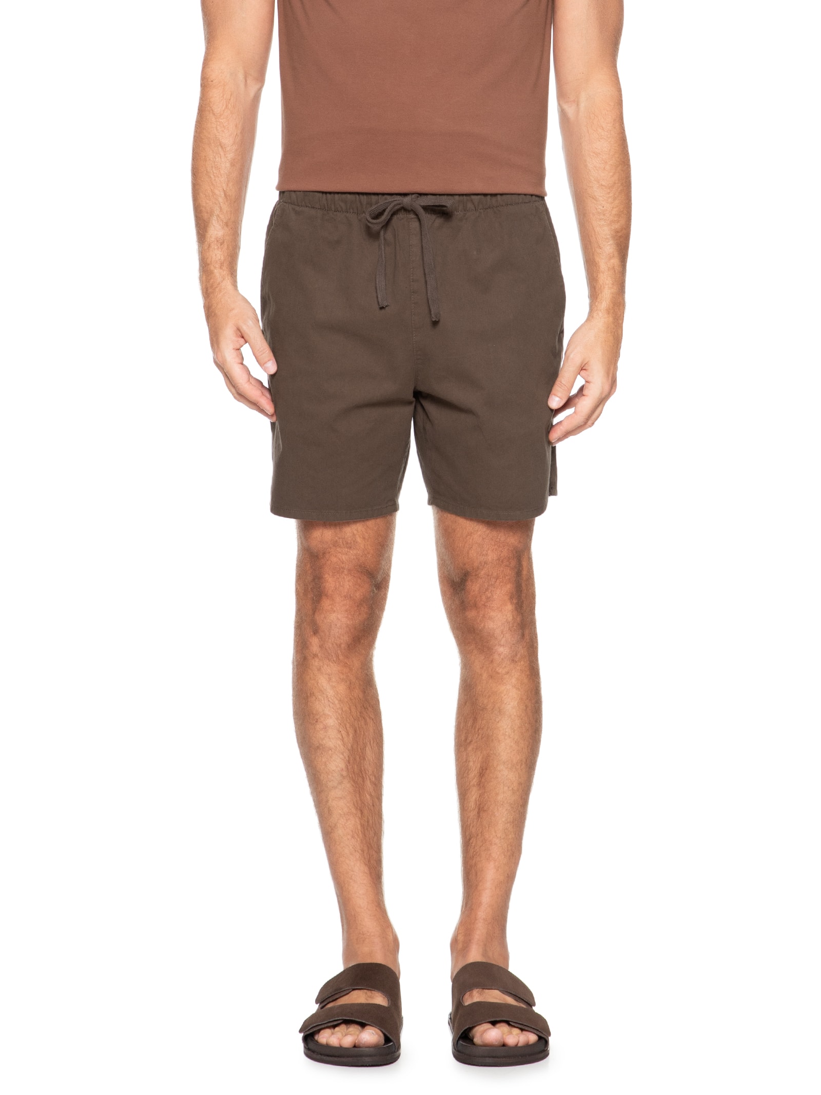 Short Masculina Casual Pier Marrom Foxton