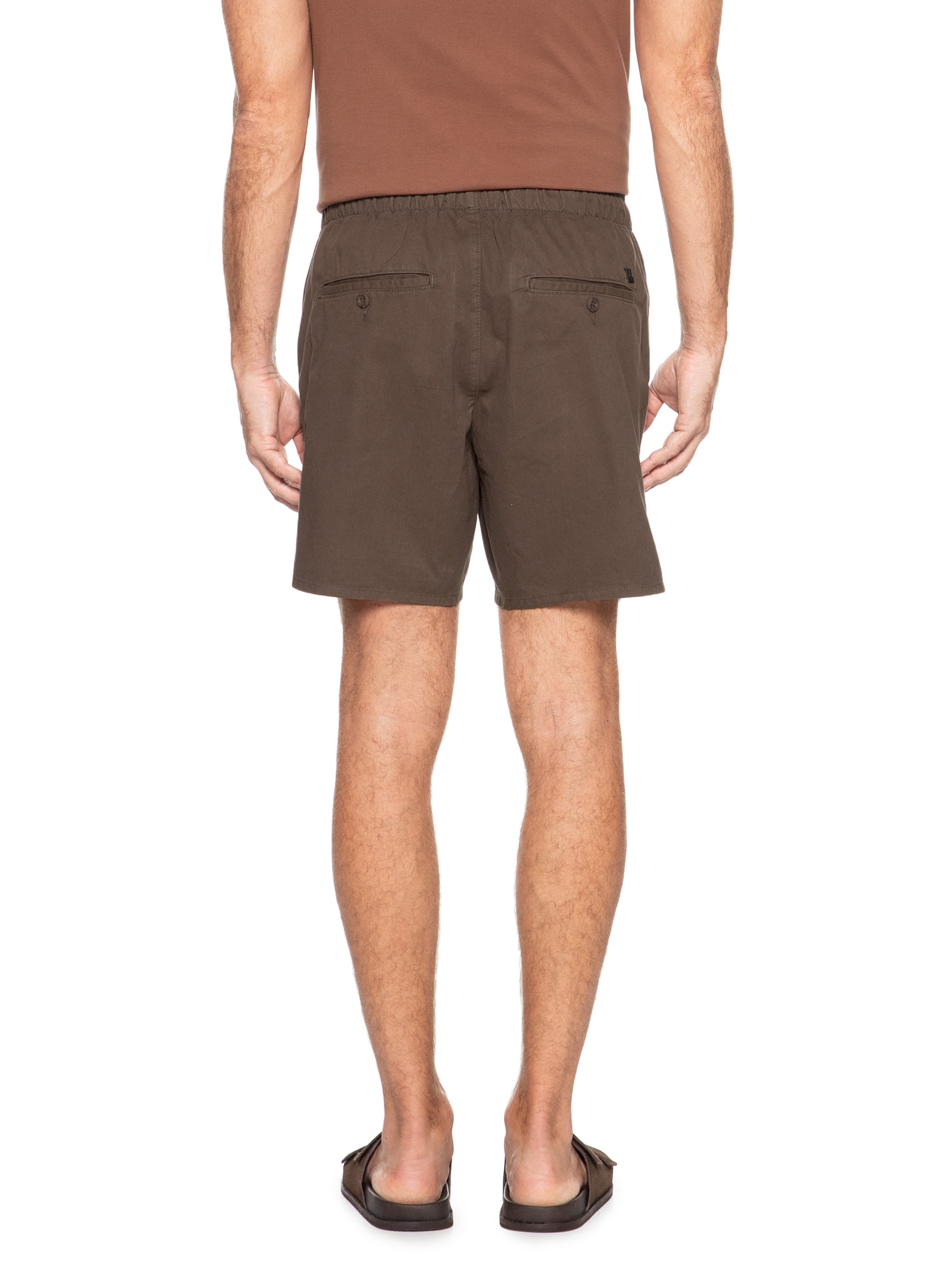 Short Masculina Casual Pier Marrom Foxton