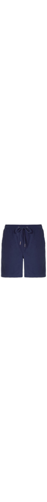 Short Masculina Em Sarja Básico - Azul