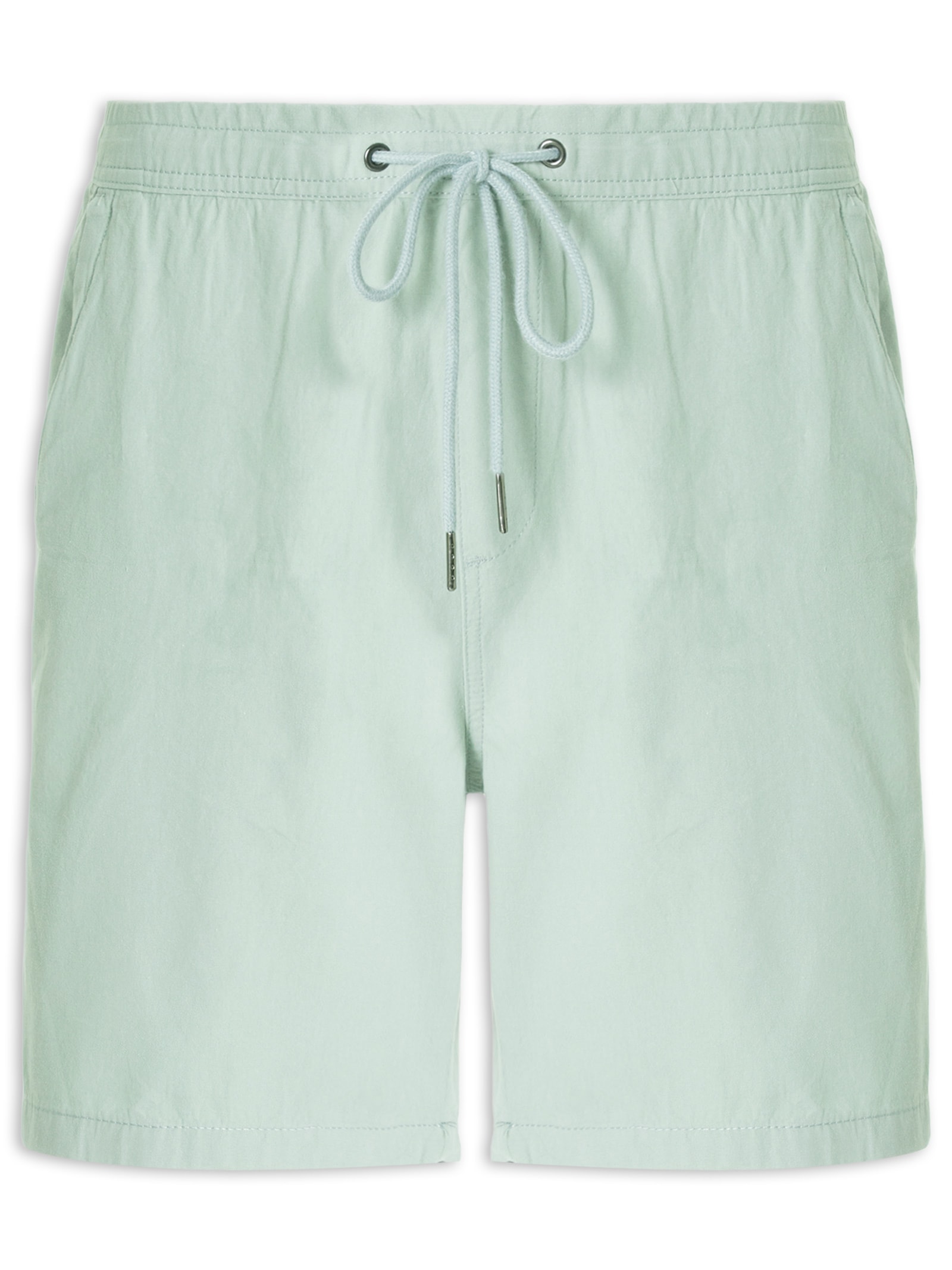 Short Masculina Em Sarja Básico Verde Basiq Men
