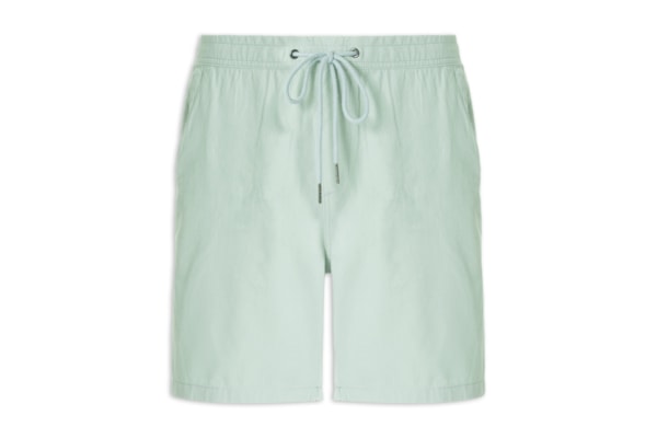 Short Masculina Em Sarja Básico - Verde