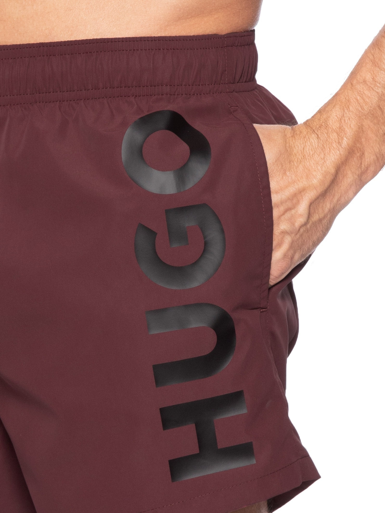 Short Masculino Abas Vinho Hugo