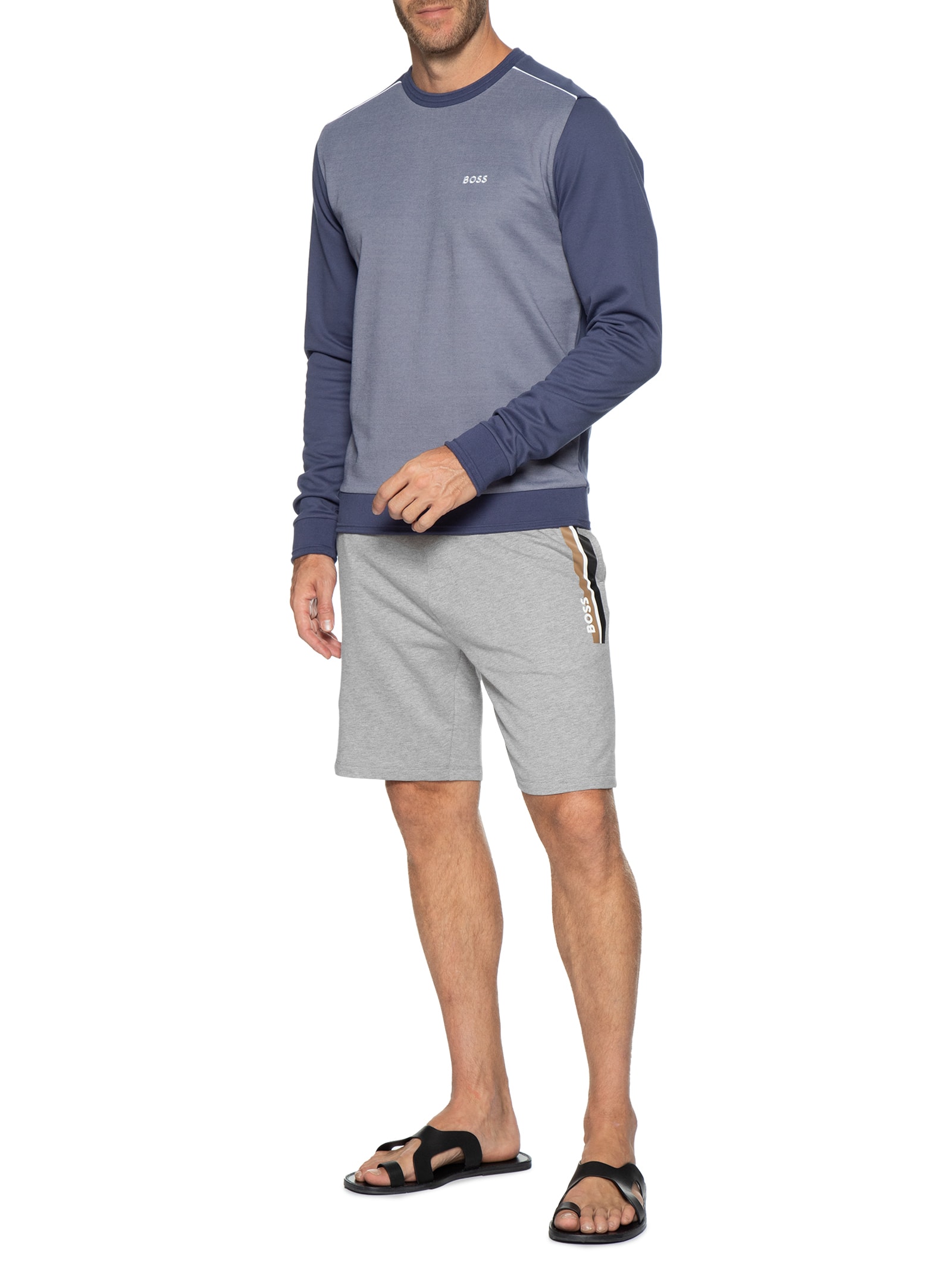 Short Masculino Authentic Jogging Cinza Boss