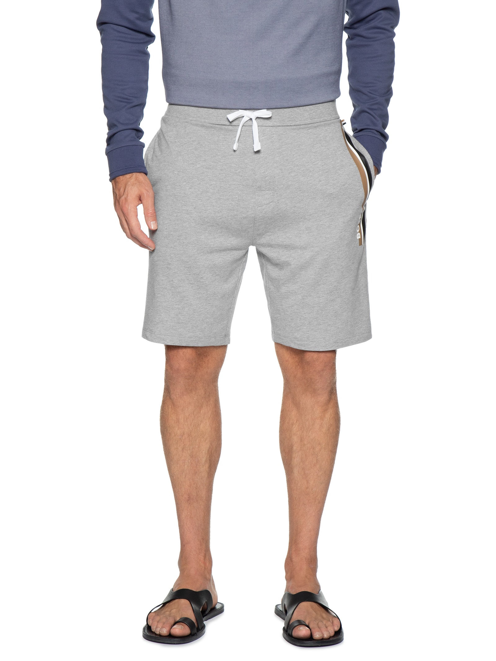 Short Masculino Authentic Jogging Cinza Boss