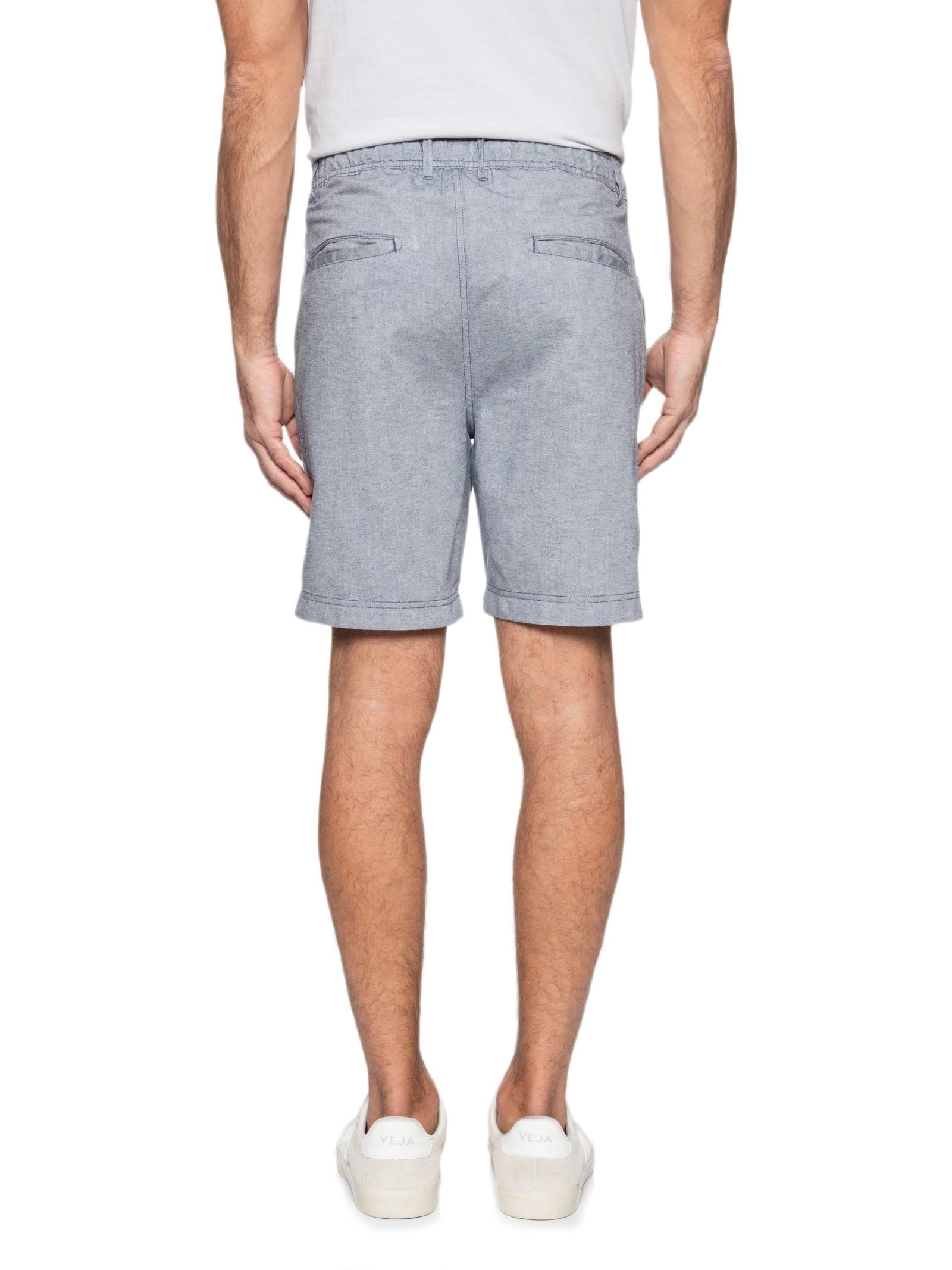 Short Masculino Balneário Algodão Azul '2 Essential
