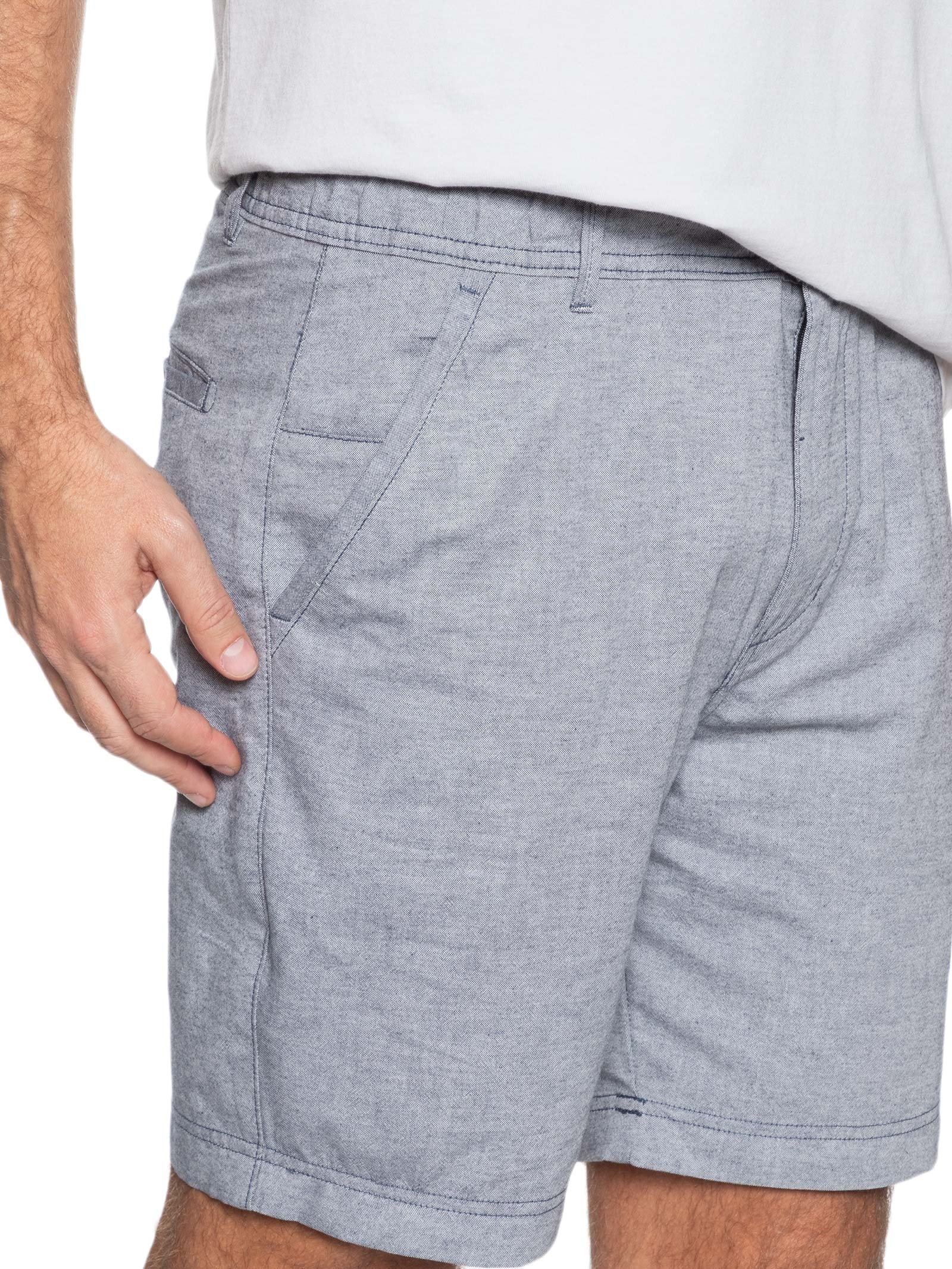 Short Masculino Balneário Algodão Azul '2 Essential