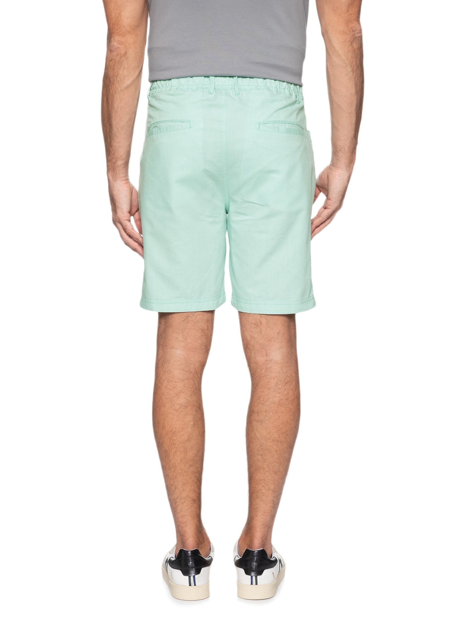 Short Masculino Balneário Algodão Verde '2 Essential