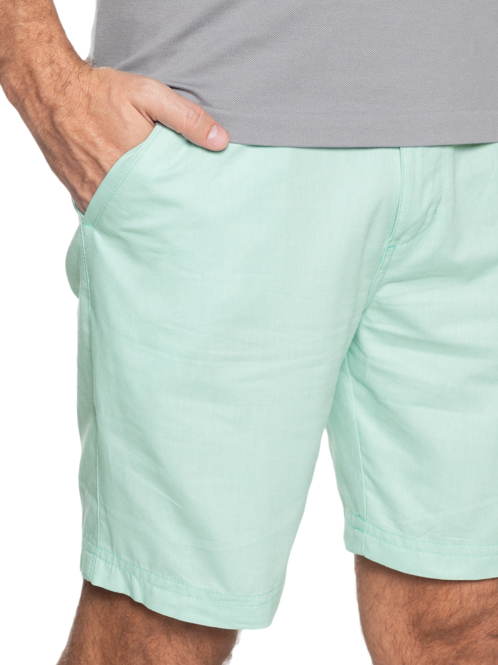 Short Masculino Balneário Algodão Verde '2 Essential