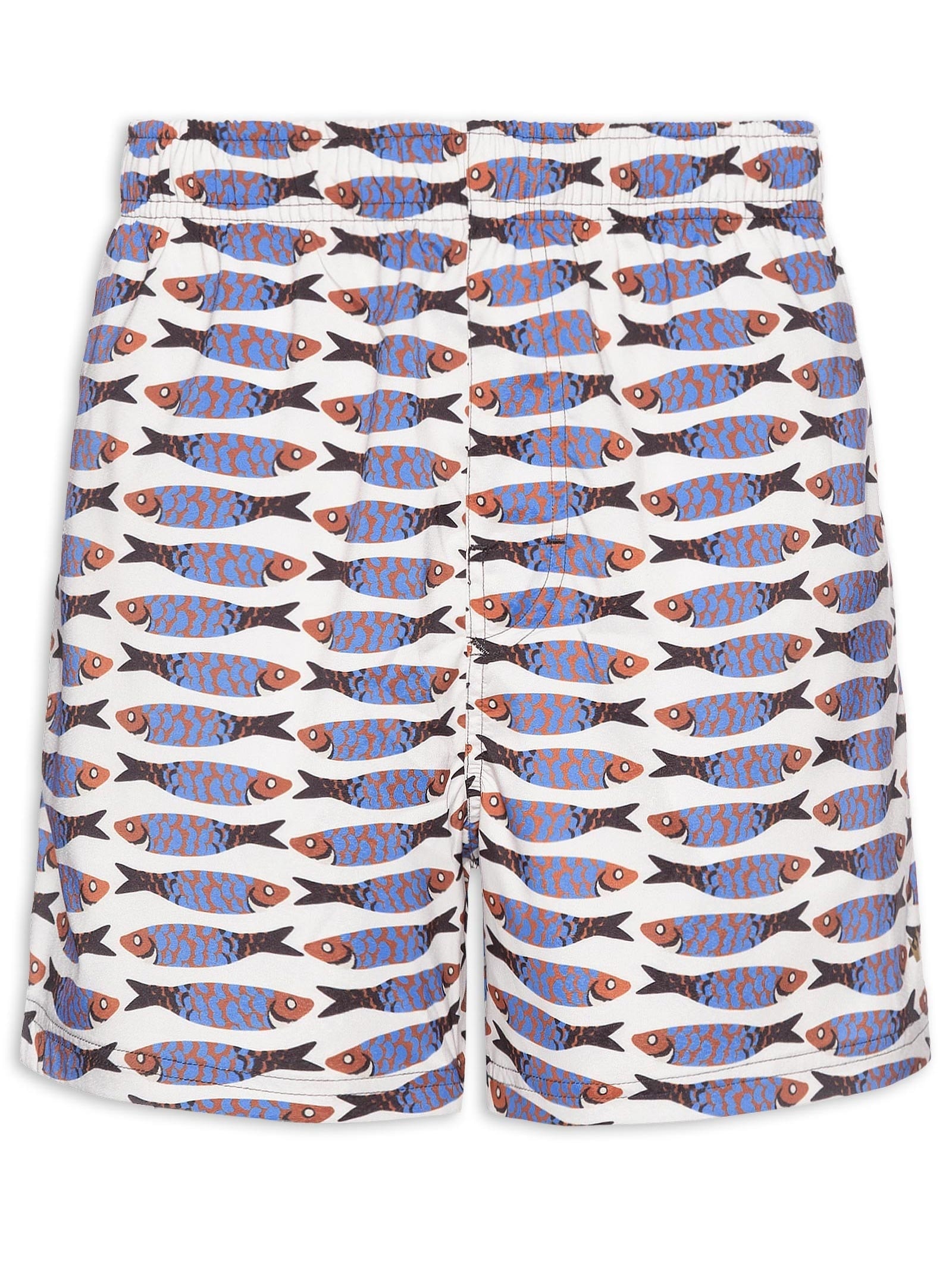 Short Masculino Beach Aquaone Flex Cardume Azul Osklen