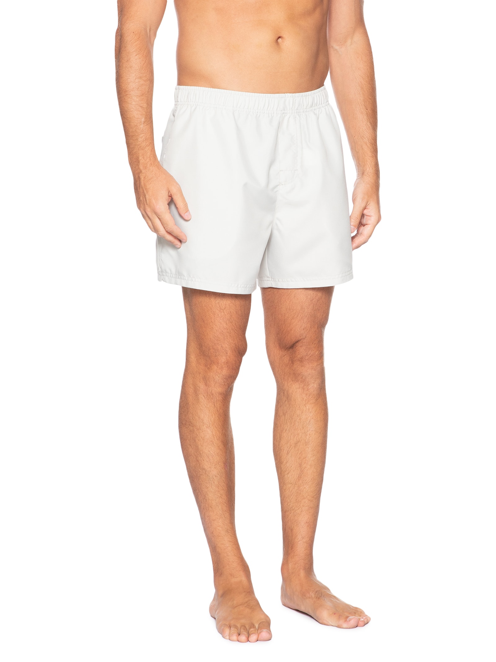 Short Masculino Beach Aquaone Riders Ripstop Branco Osklen