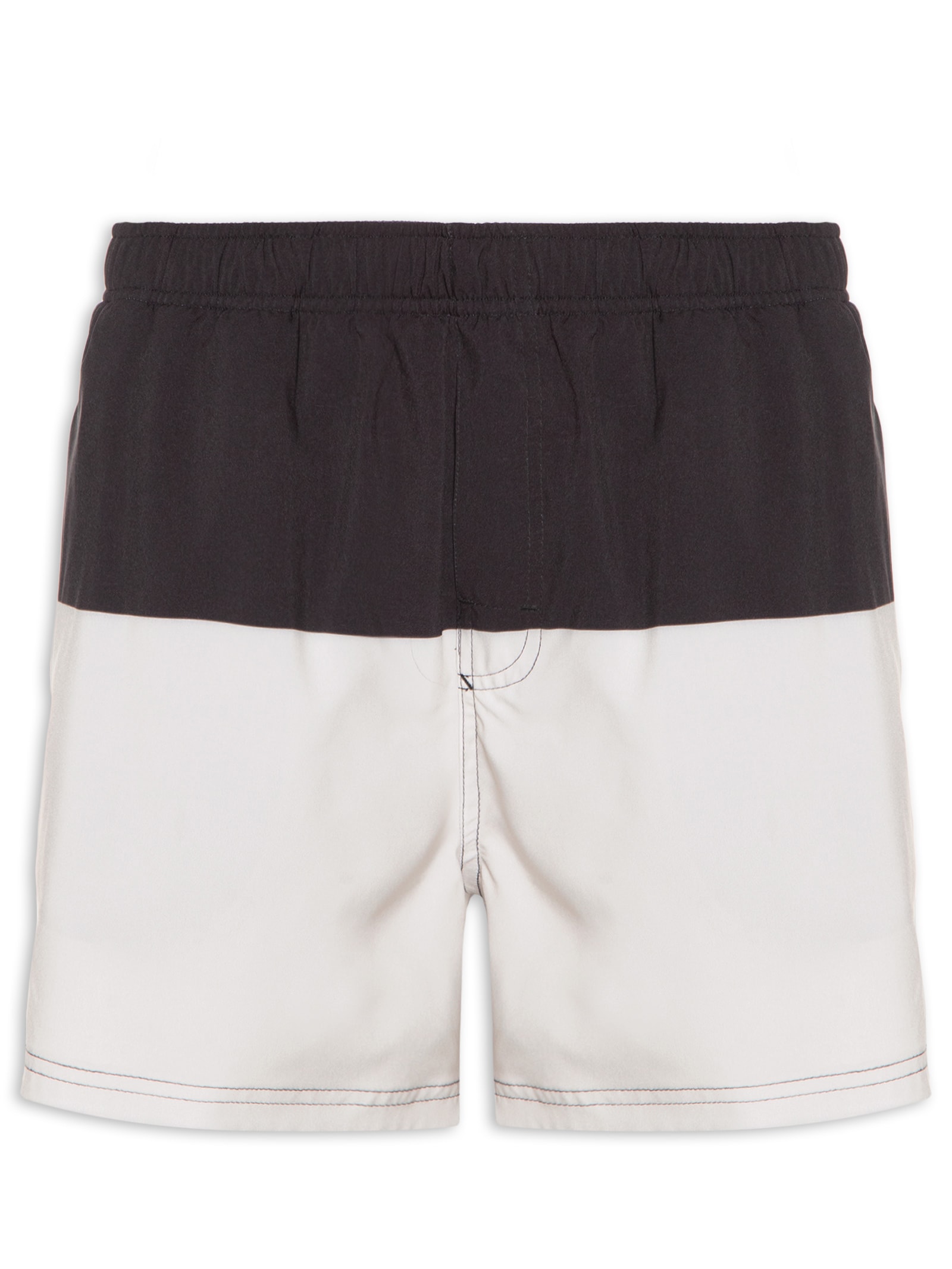 Short Masculino Beach Bicolor Brasão Branco Osklen