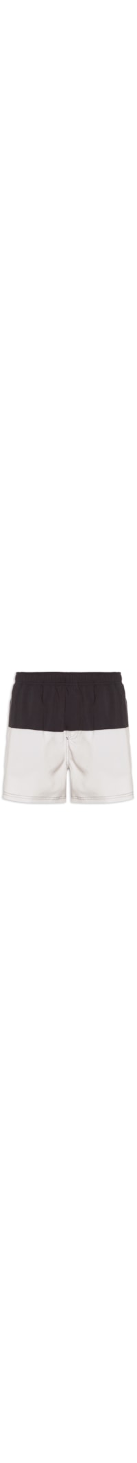 Short Masculino Beach Bicolor Brasão - Branco