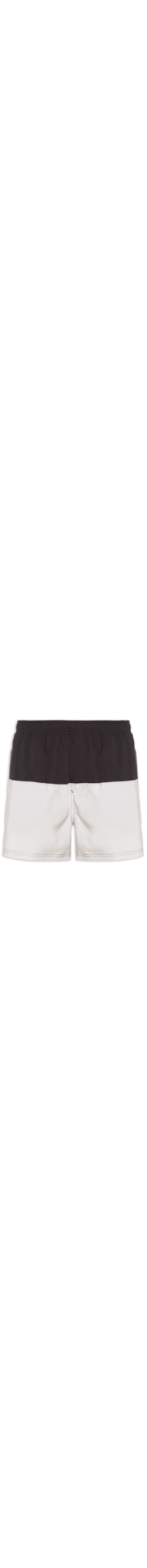 Short Masculino Beach Bicolor Brasão - Branco