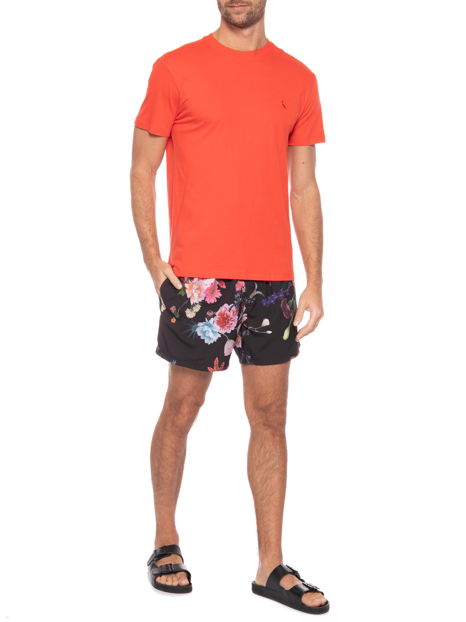 Short Masculino Beach Noturnas Preto Osklen