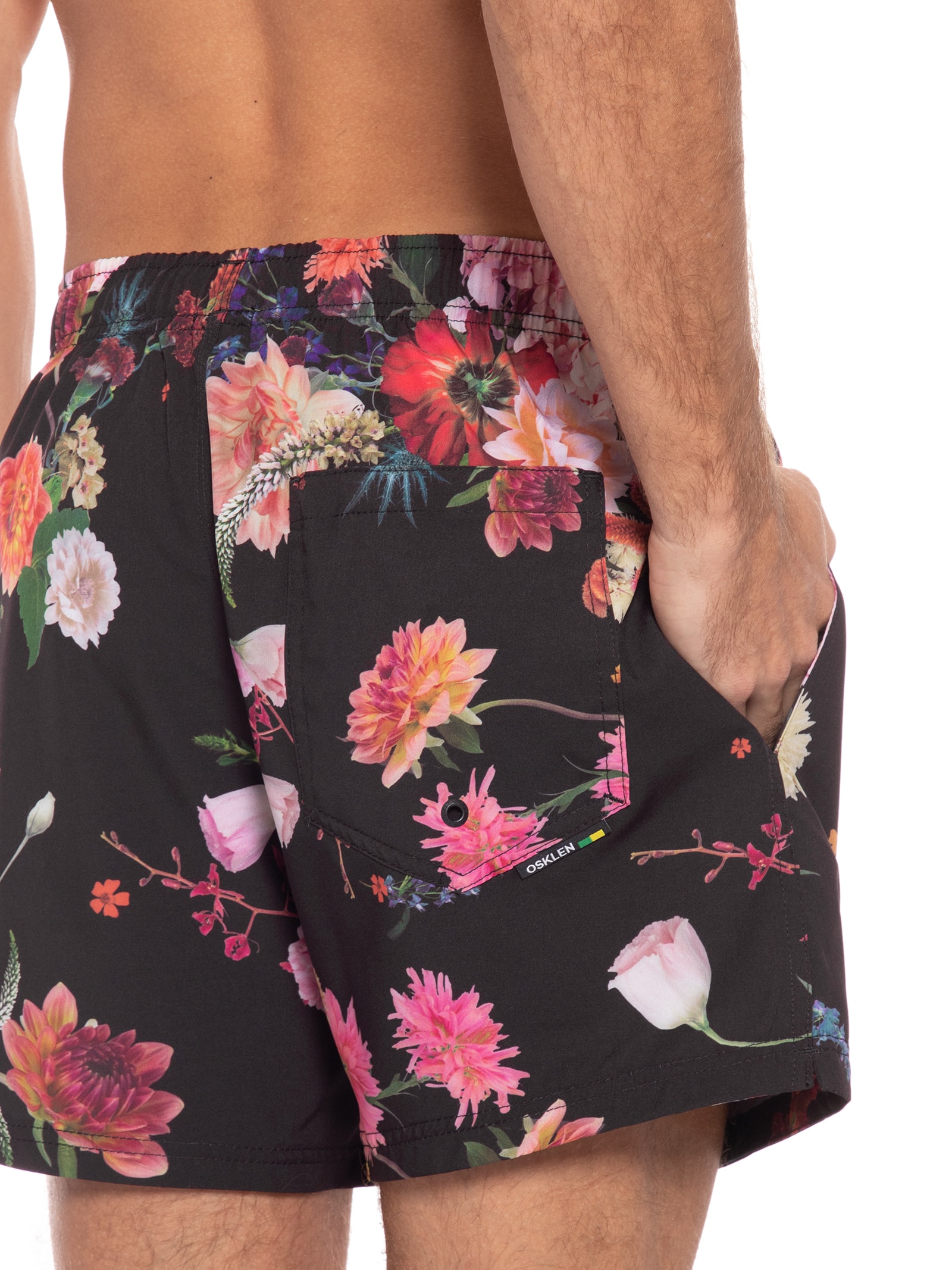 Short Masculino Beach Noturnas Preto Osklen
