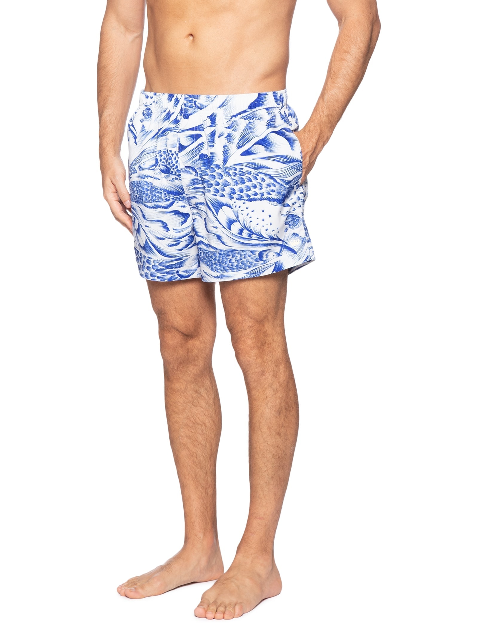 Short Masculino Beach Pirarucu Azul Osklen