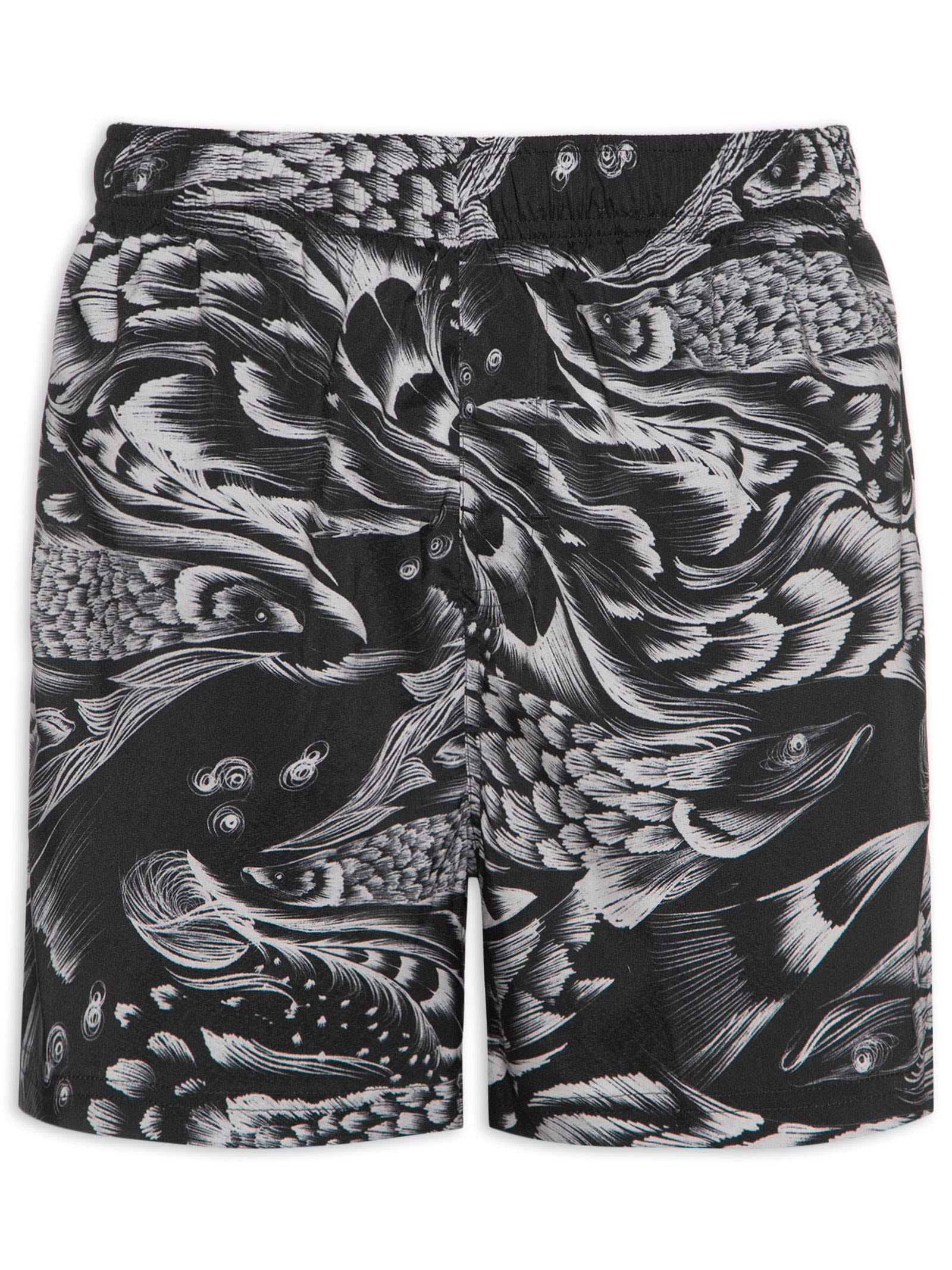 Short Masculino Beach Pirarucu Preto Osklen