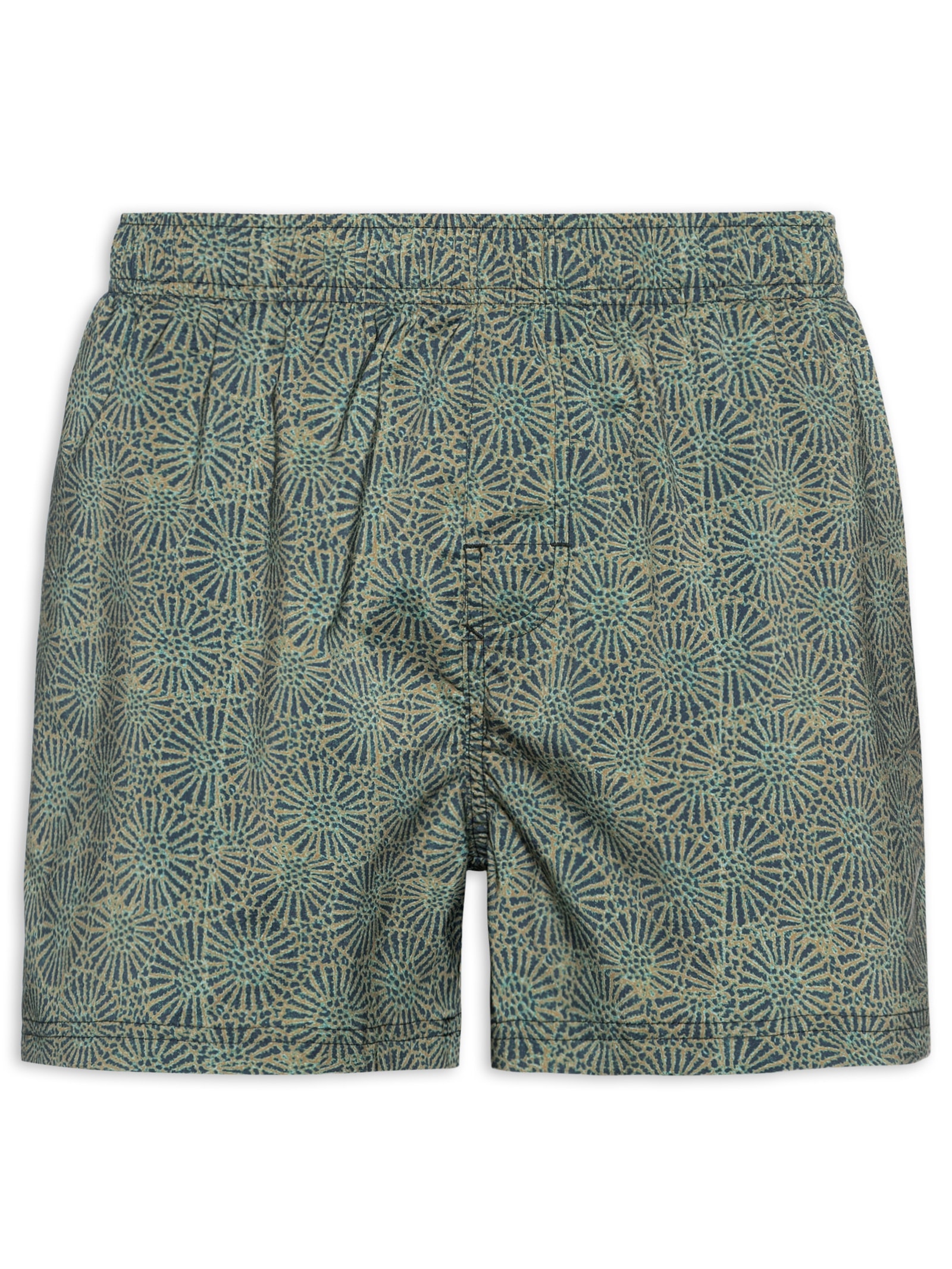 Short Masculino Beach Vintage Coral Verde Osklen