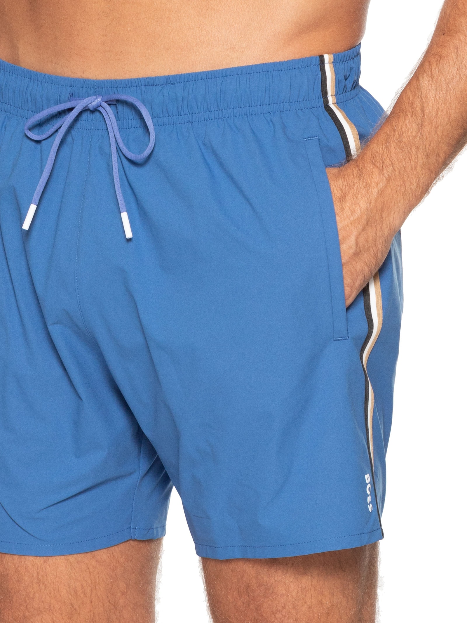 Short Masculino Beachewear Iconic Azul Boss