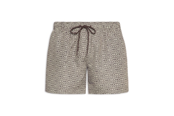 Short Masculino Beachwear Aaron Swim - Off White