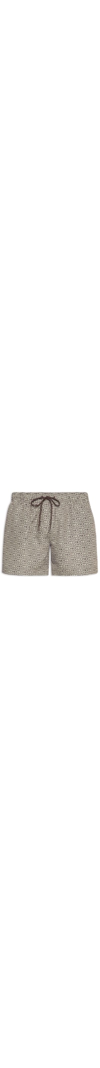 Short Masculino Beachwear Aaron Swim - Off White