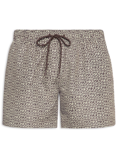 Short Masculino Beachwear Aaron Swim - Off White