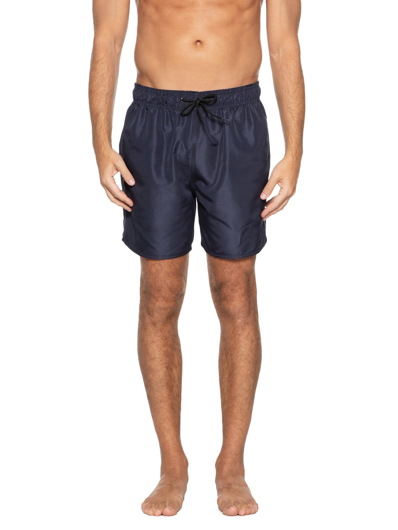 Short Masculino Beachwear Básico Azul Basiq Men