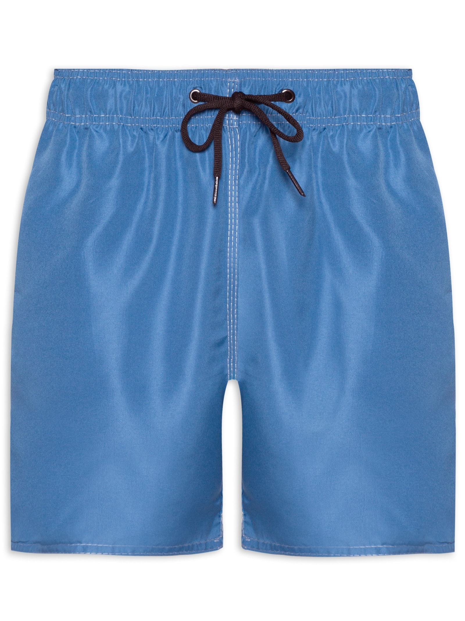 Short Masculino Beachwear Básico Azul Basiq Men