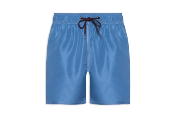 Short Masculino Beachwear Básico - Azul