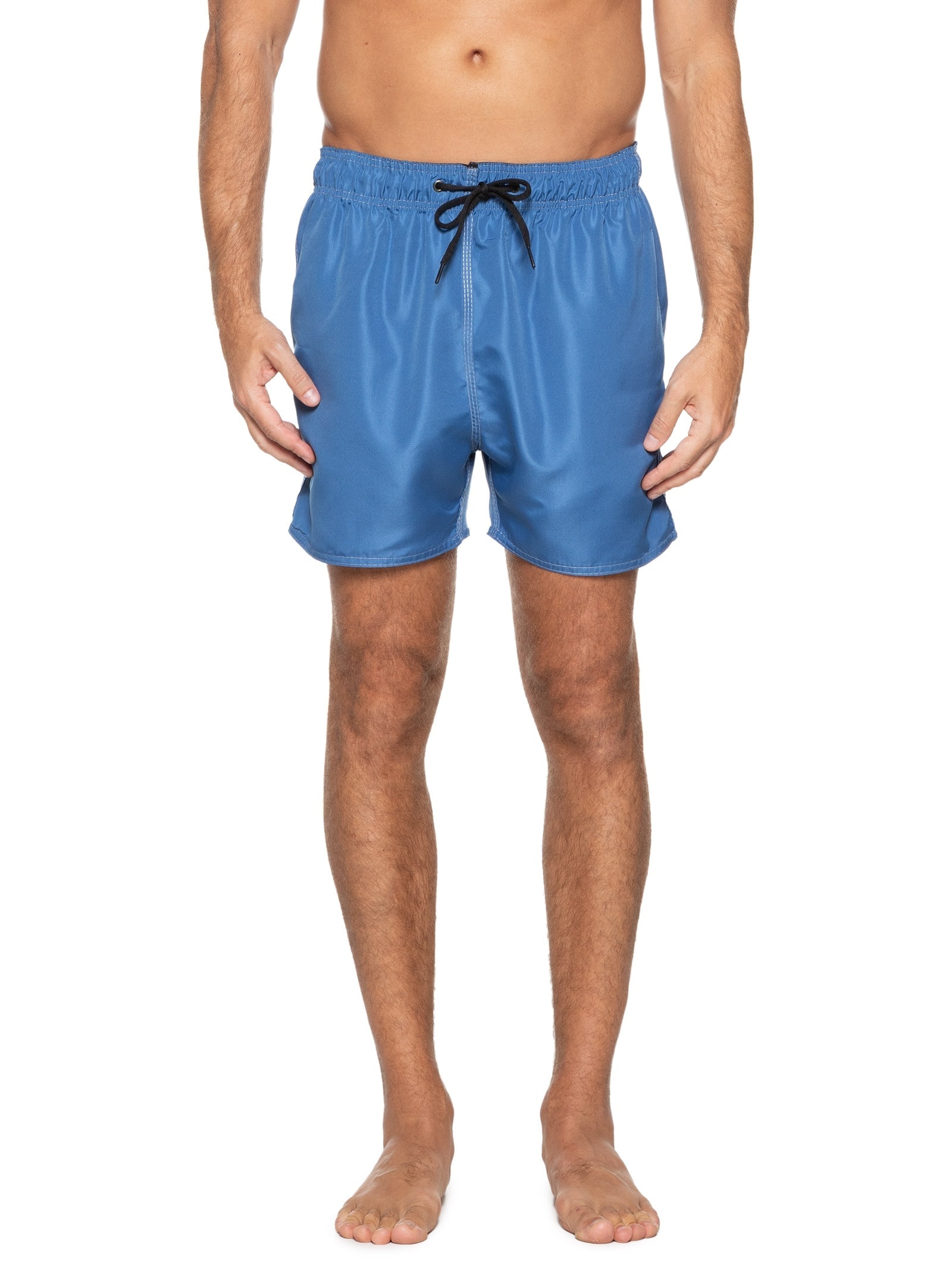 Short Masculino Beachwear Básico Azul Basiq Men