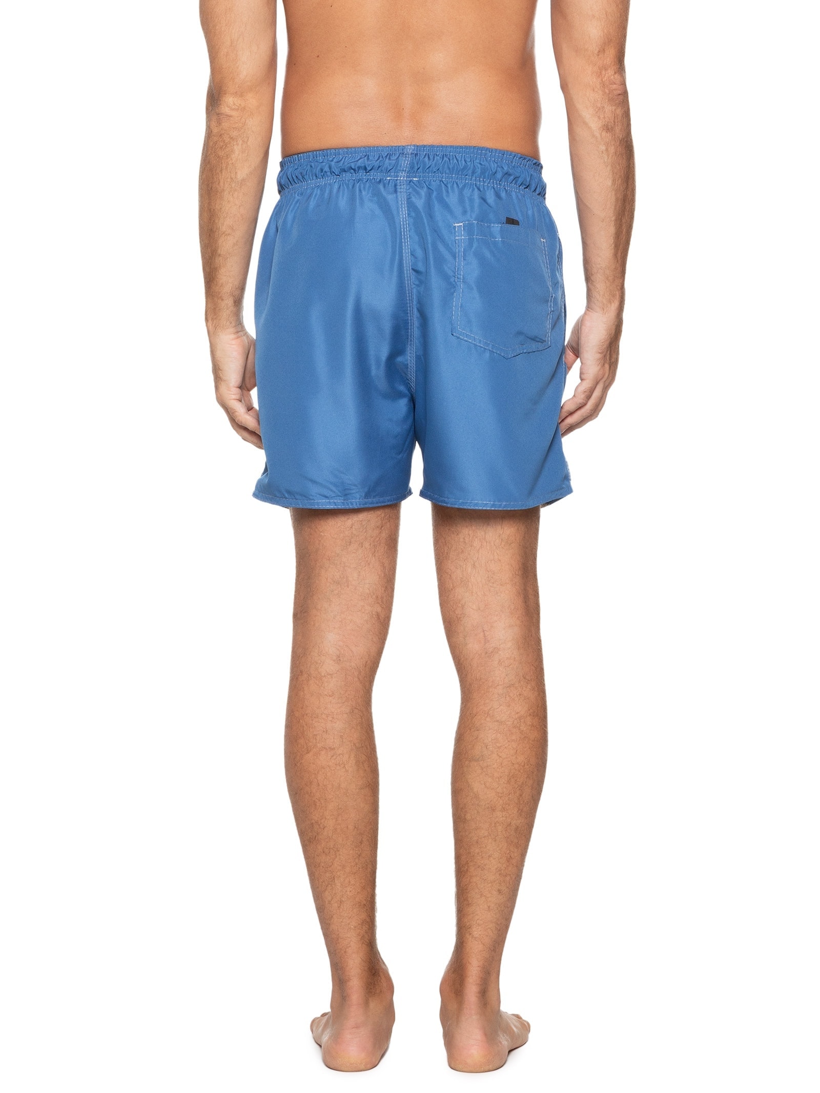 Short Masculino Beachwear Básico Azul Basiq Men