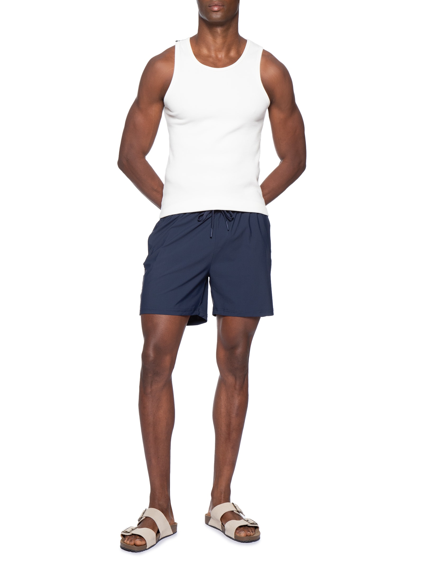 Short Masculino Beachwear Básico Azul '2 Essential