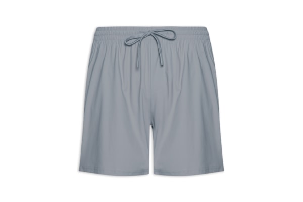 Short Masculino Beachwear Básico - Cinza