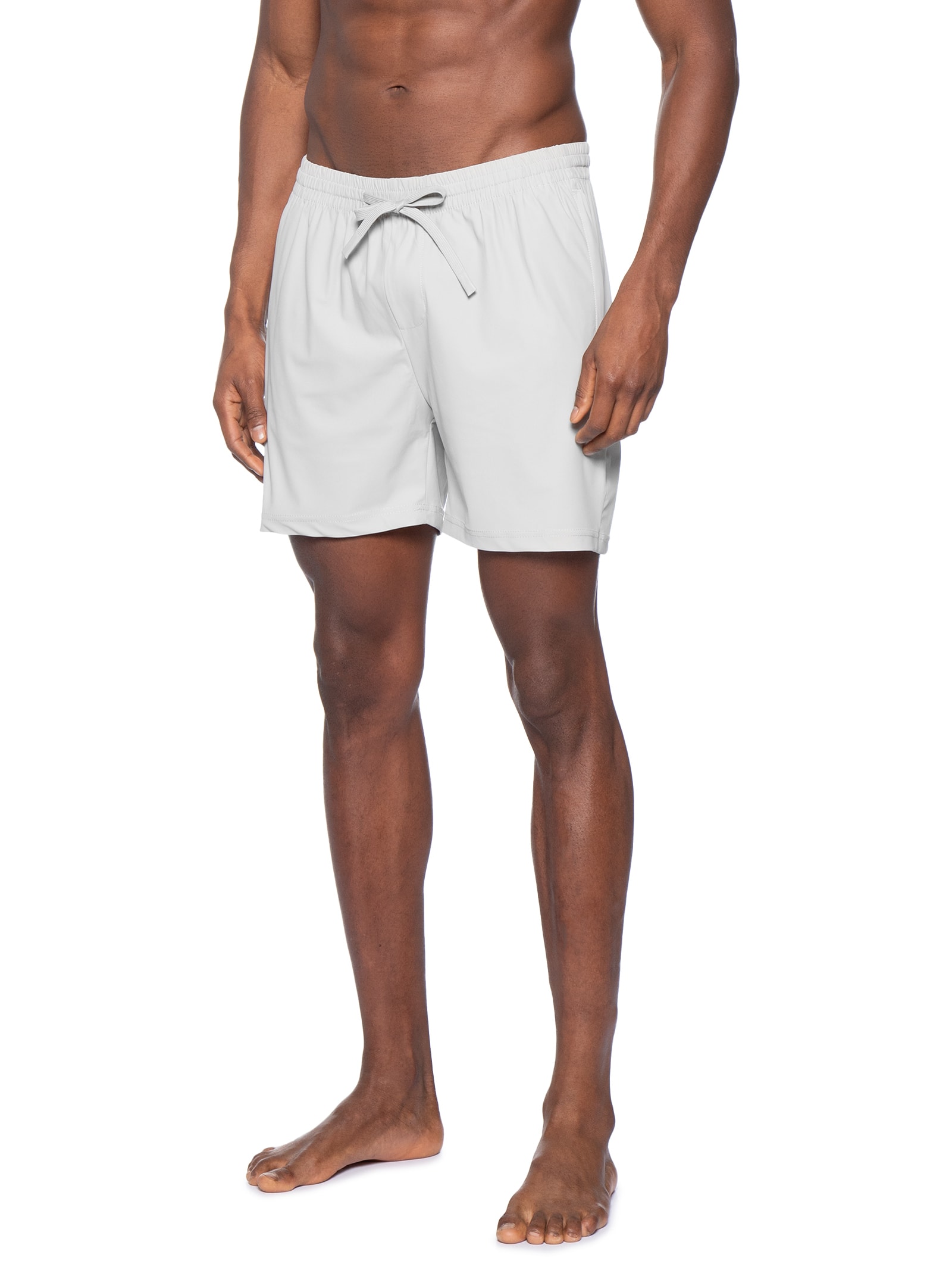 Short Masculino Beachwear Básico Cinza '2 Essential