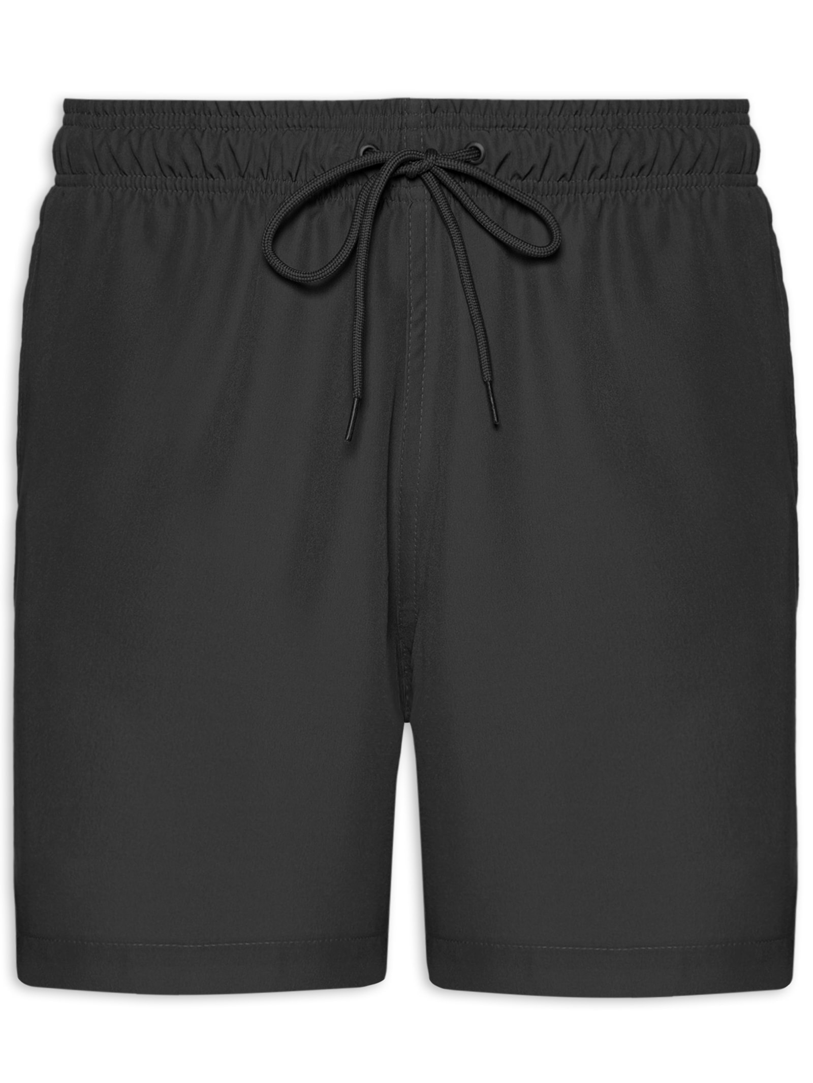 Short Masculino Beachwear Básico Preto '2 Essential