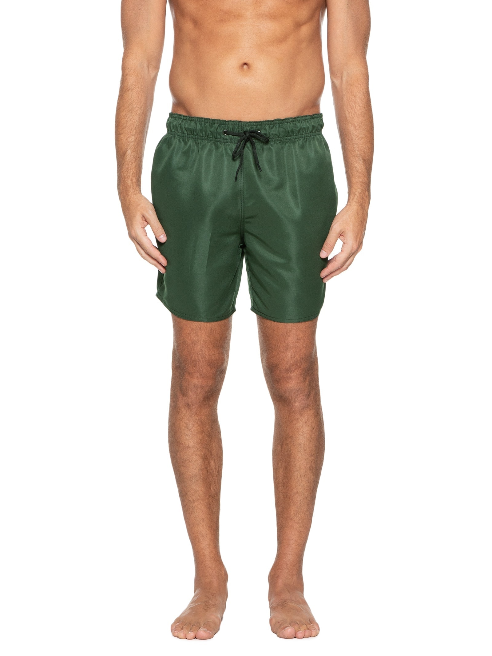 Short Masculino Beachwear Básico Verde Basiq Men